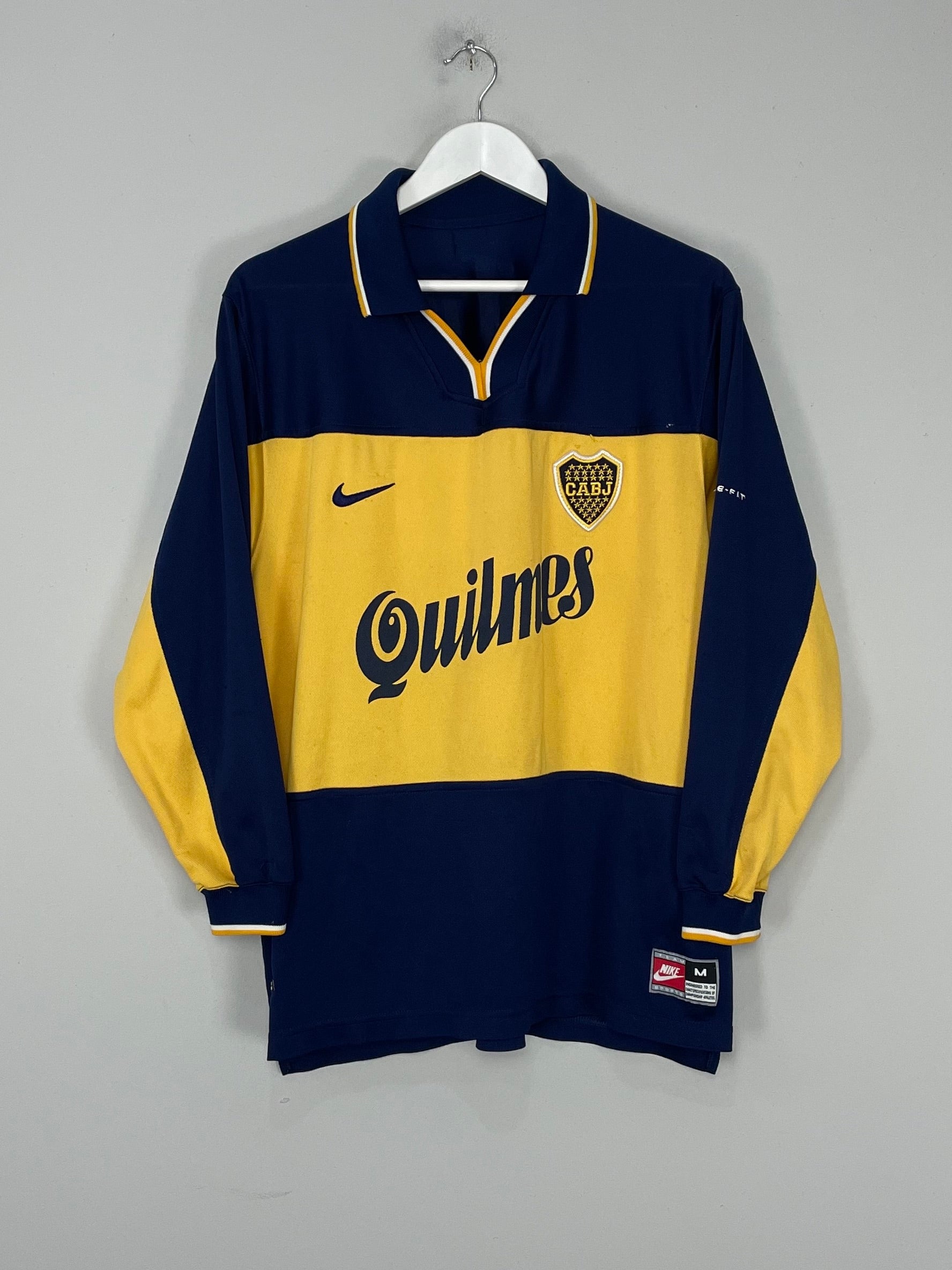 1998/00 BOCA JUNIORS #8 HOME SHIRT (L) NIKE