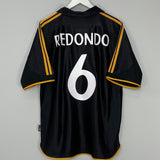 1999/01 REAL MADRID REDONDO #6 AWAY SHIRT (XL) ADIDAS