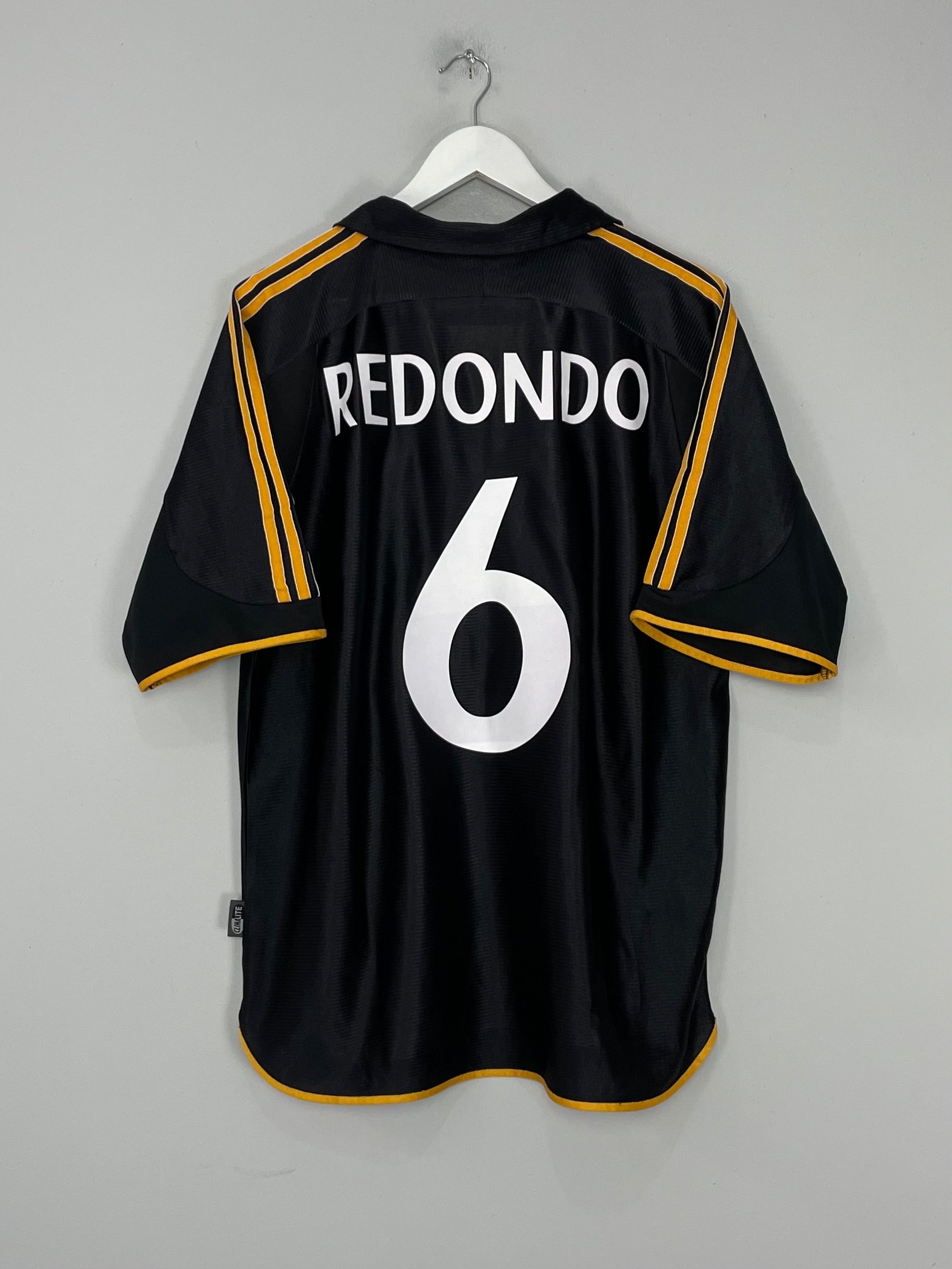 1999/01 REAL MADRID REDONDO #6 AWAY SHIRT (XL) ADIDAS