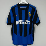 2003/04 INTER MILAN RECOBA #20 HOME SHIRT (M) NIKE