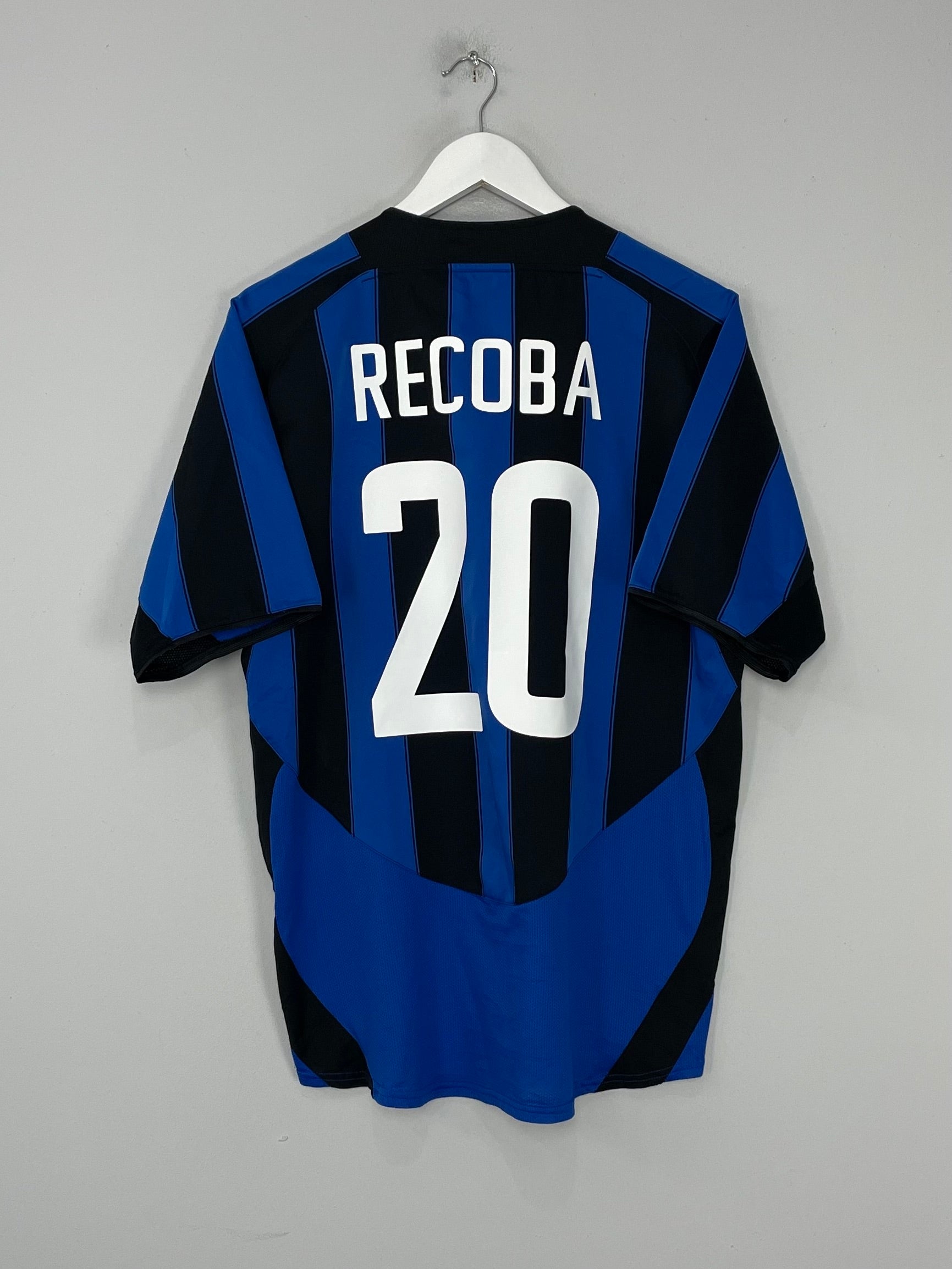 2003/04 INTER MILAN RECOBA #20 HOME SHIRT (M) NIKE