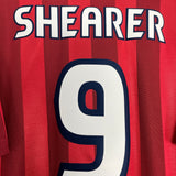 1997/99 ENGLAND SHEARER #9 AWAY SHIRT (XL) UMBRO