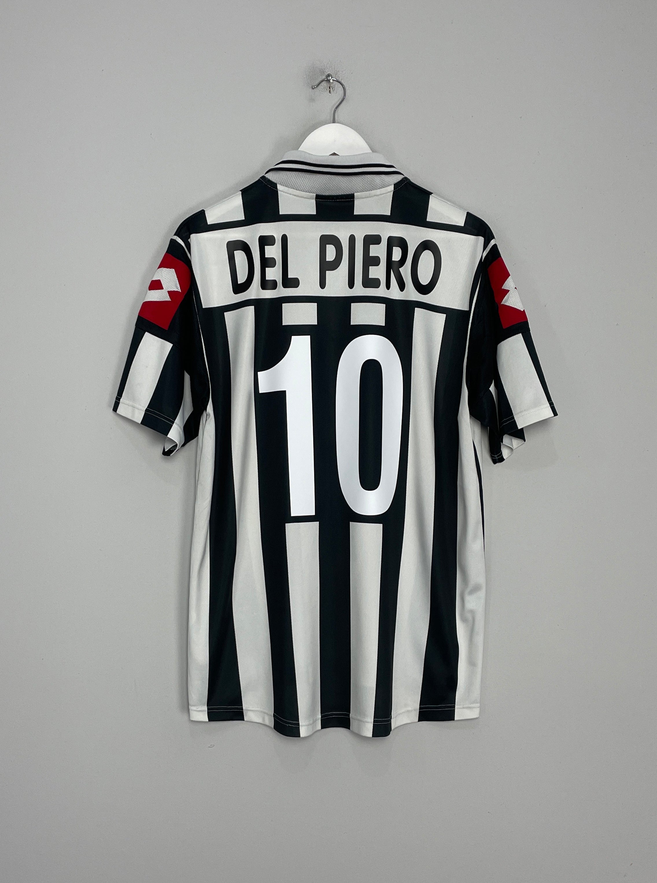 2001/02 JUVENTUS DEL PIERO #10 HOME SHIRT (M) LOTTO