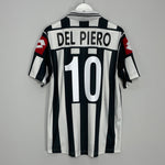 2001/02 JUVENTUS DEL PIERO #10 HOME SHIRT (M) LOTTO