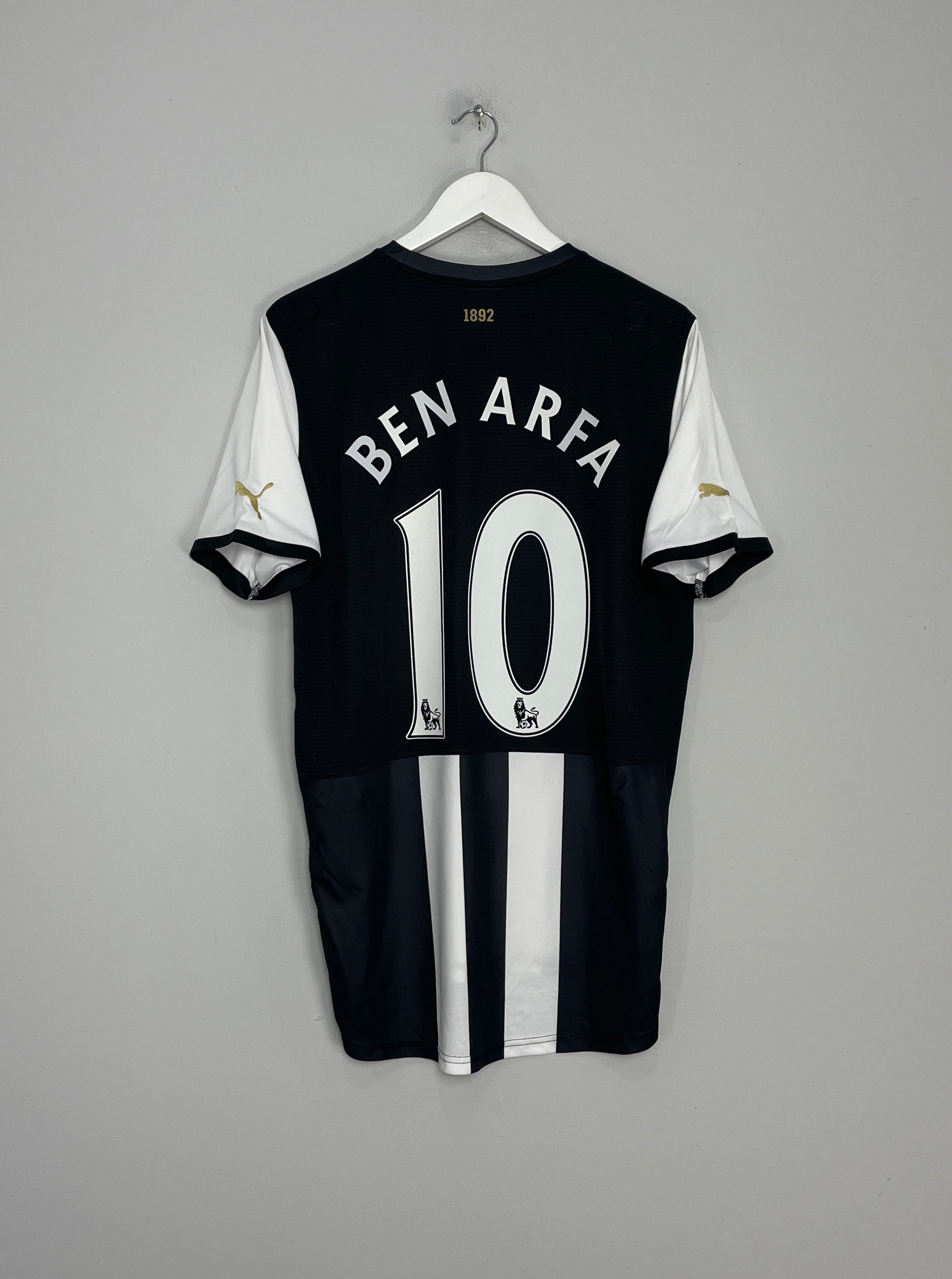 2011/12 NEWCASTLE UNITED BEN ARFA #10 HOME SHIRT (L) PUMA