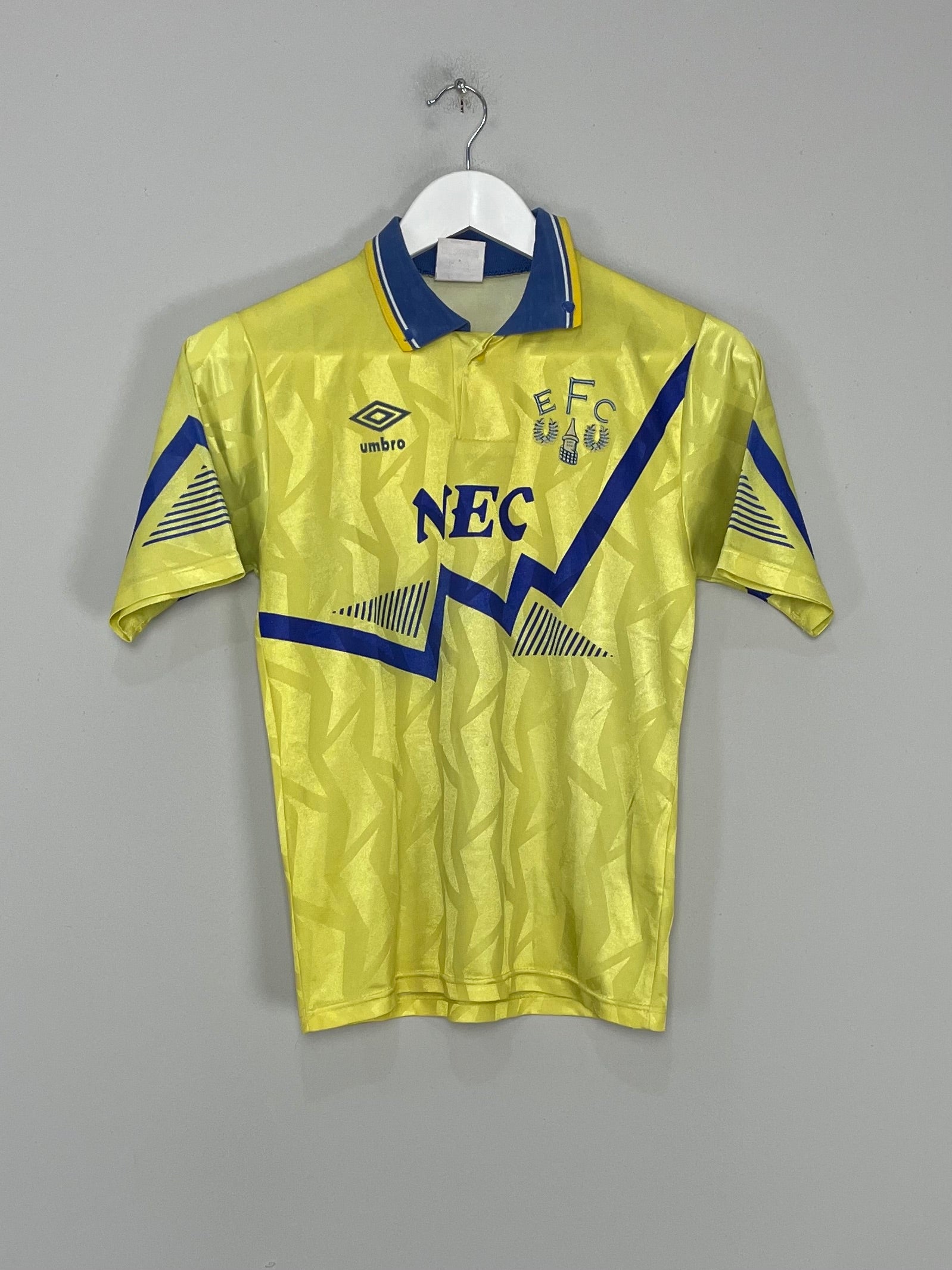 1990/92 EVERTON AWAY SHIRT (L.KIDS) UMBRO