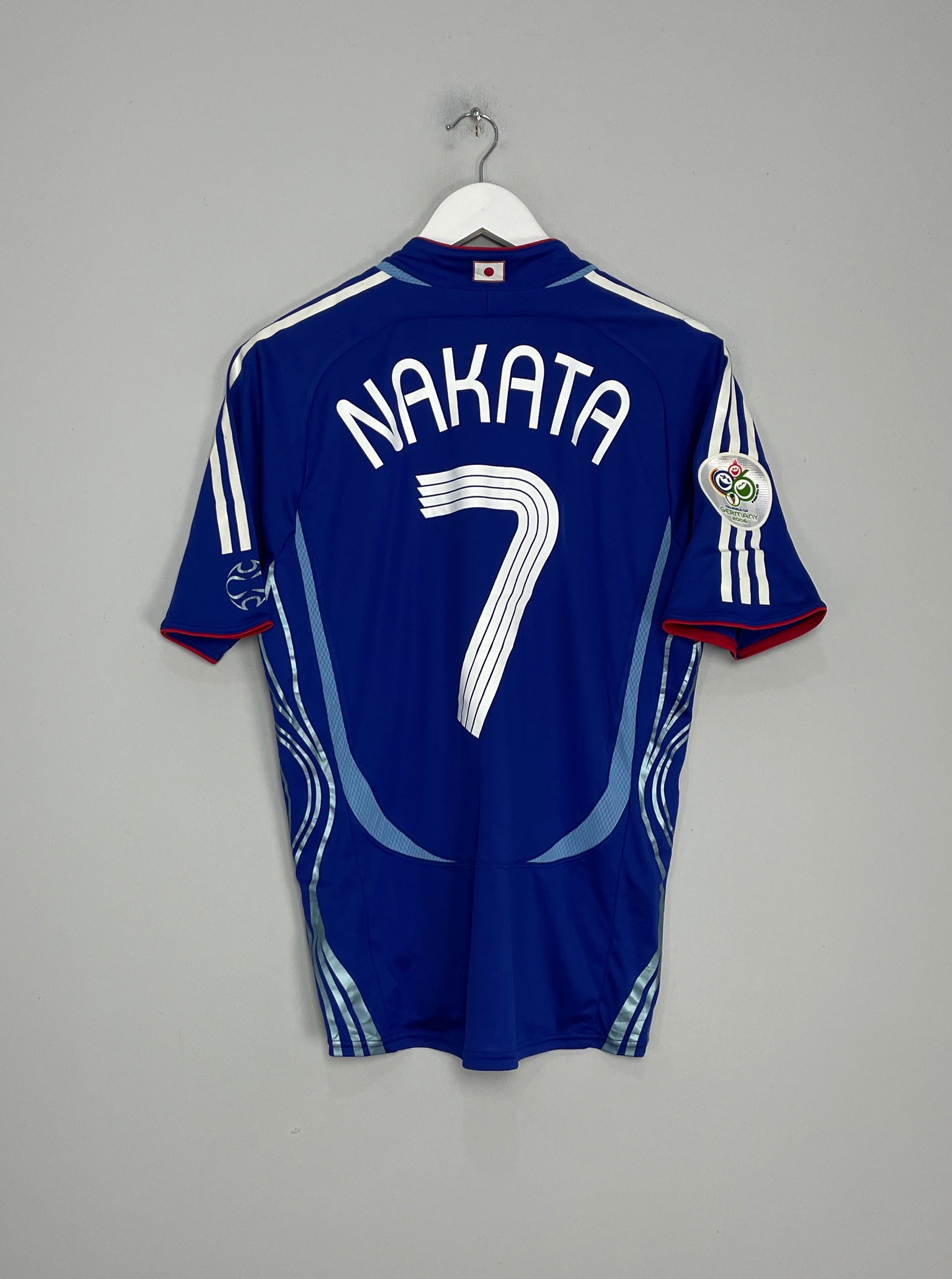 2006/07 JAPAN NAKATA #7 HOME SHIRT (M) ADIDAS