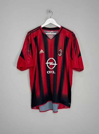 2004/05 AC MILAN SHEVCHENKO #7 HOME SHIRT (XL) ADIDAS