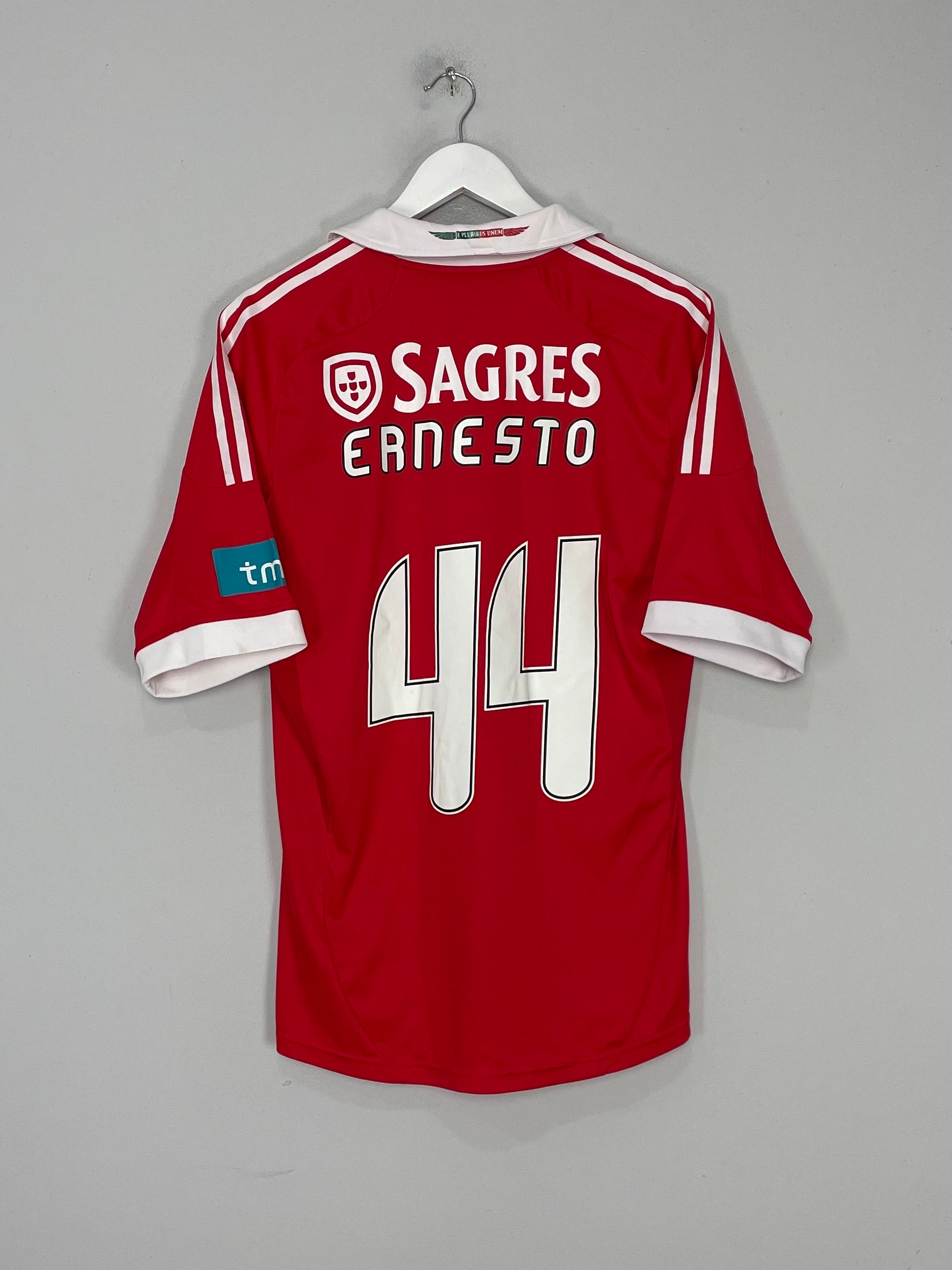 2012/13 BENFICA ERNESTO #44 *PLAYER ISSUE* SIGNED HOME SHIRT (L) ADIDAS