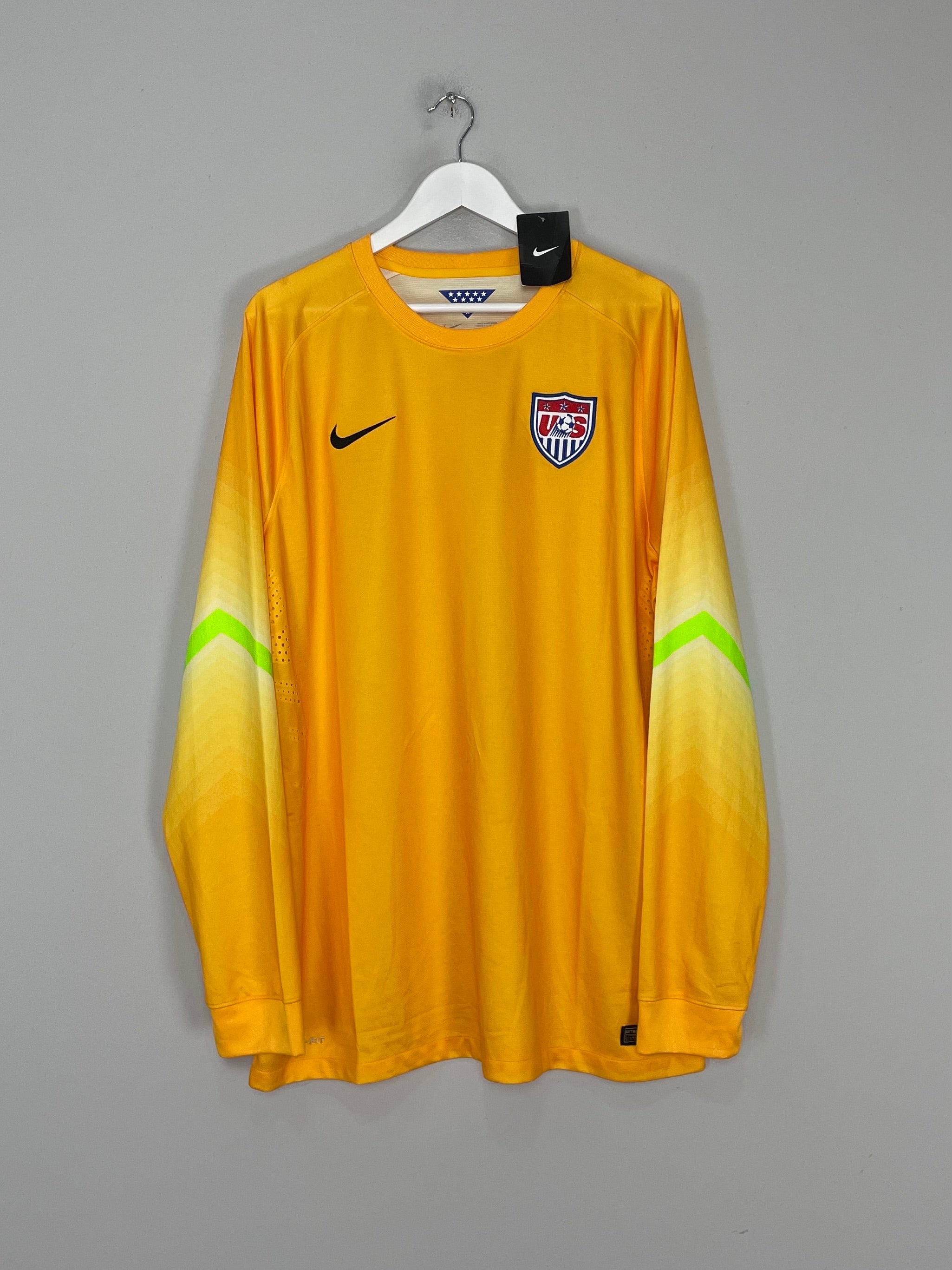 2014/15 USA *BNWT* PLAYER ISSUE GK SHIRT (XXL) NIKE