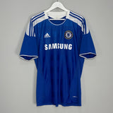 2011/12 CHELSEA DROGBA #11 HOME SHIRT (L) ADIDAS