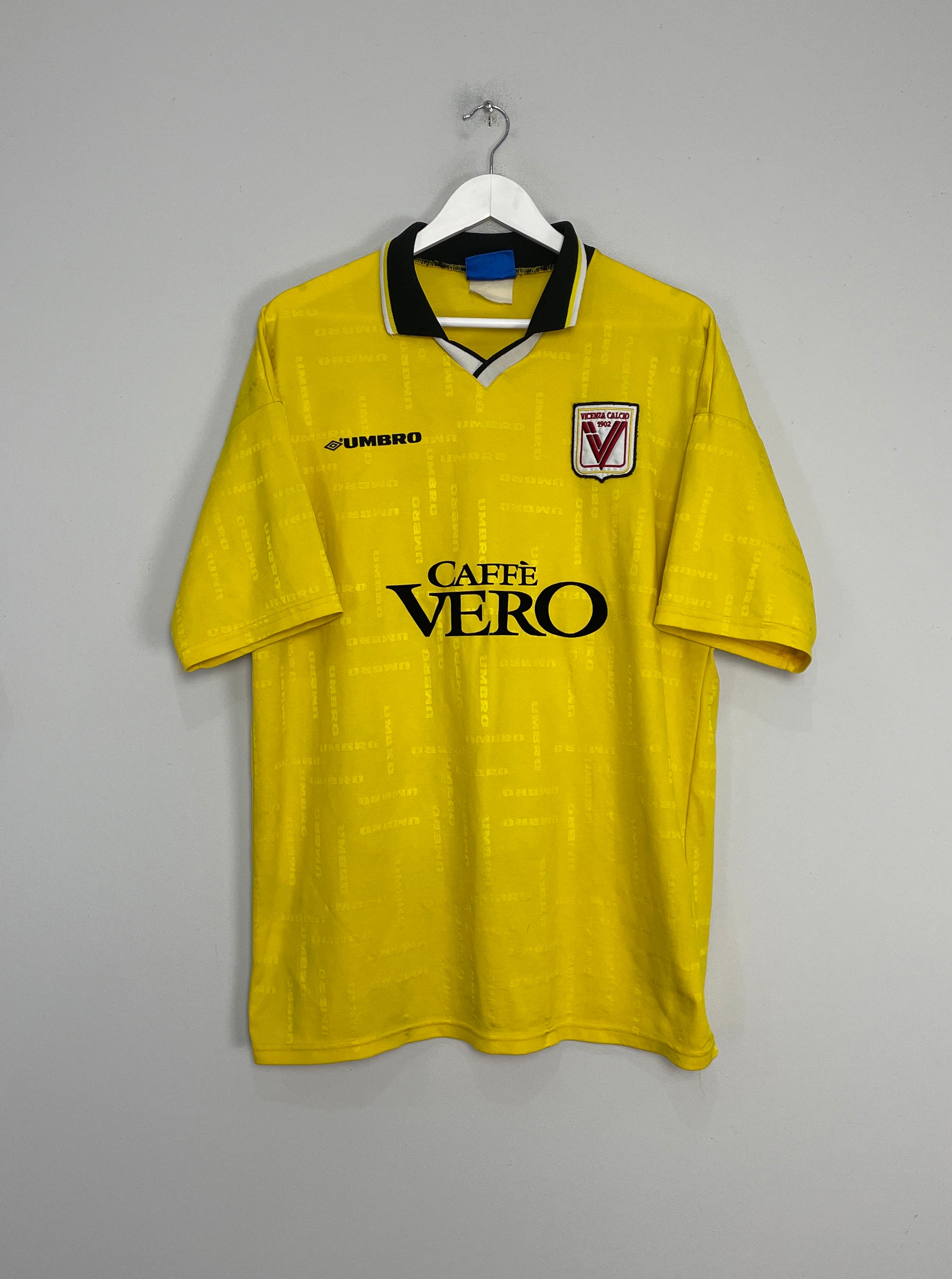 1999/00 VICENZA CALCIO THIRD SHIRT (XL) UMBRO