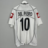 2002/03 JUVENTUS DEL PIERO #10 AWAY SHIRT (L) LOTTO