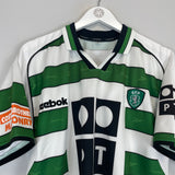 2000/01 SPORTING CP HOME SHIRT (S) REEBOK