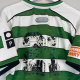 2000/01 SPORTING CP HOME SHIRT (S) REEBOK