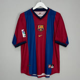 1998/00 BARCELONA GUARDIOLA #4 HOME SHIRT (M) NIKE