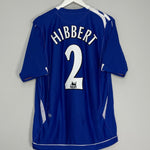 2007/08 EVERTON HIBBERT #2 HOME SHIRT (L) UMBRO