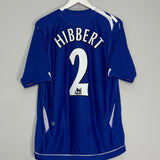 2007/08 EVERTON HIBBERT #2 HOME SHIRT (L) UMBRO