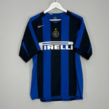 2004/05 INTER MILAN ADRIANO #10 HOME SHIRT (M) NIKE