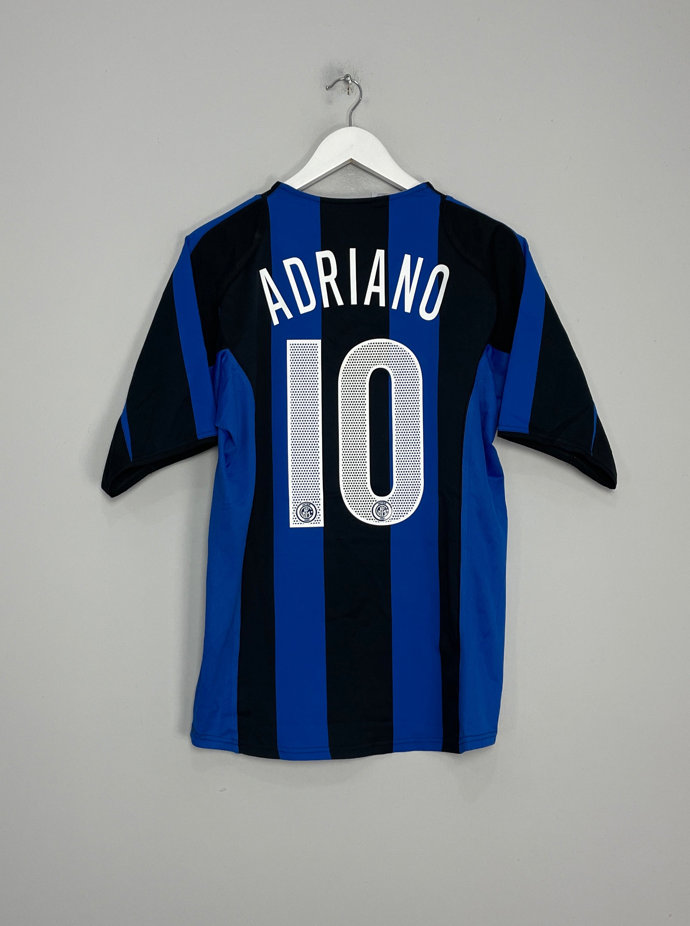 2004/05 INTER MILAN ADRIANO #10 HOME SHIRT (M) NIKE