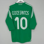 2008/09 MEXICO DOS SANTOS #10 HOME SHIRT (M) ADIDAS