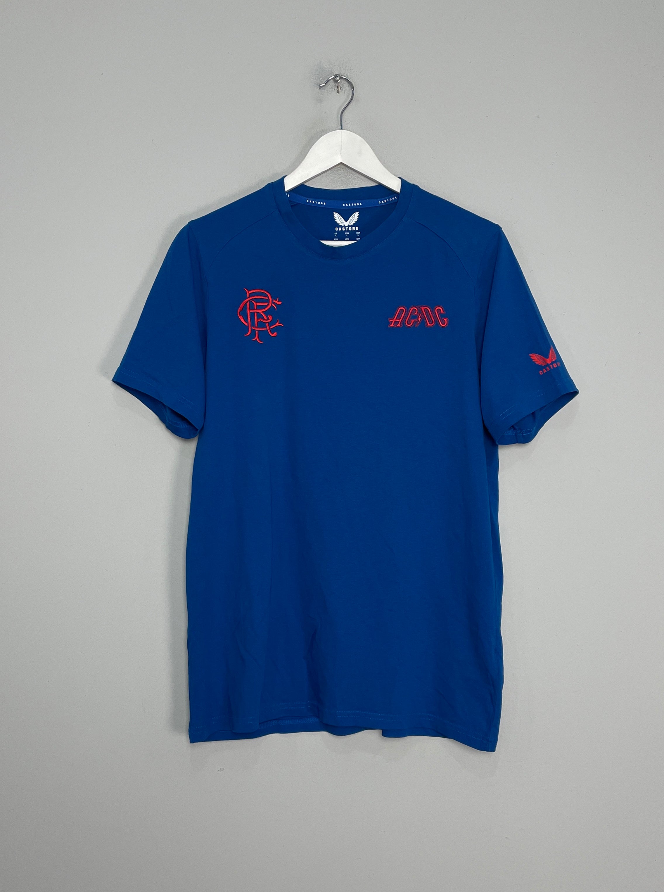 2023 RANGERS X ACDC TRAINING SHIRT (L) CASTORE