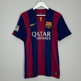 2014/15 BARCELONA MESSI #10 HOME SHIRT (M) NIKE