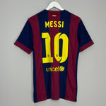 2014/15 BARCELONA MESSI #10 HOME SHIRT (M) NIKE