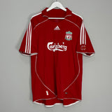 2006/08 LIVERPOOL GERRARD #8 HOME SHIRT (XL) ADIDAS