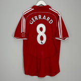 2006/08 LIVERPOOL GERRARD #8 HOME SHIRT (XL) ADIDAS