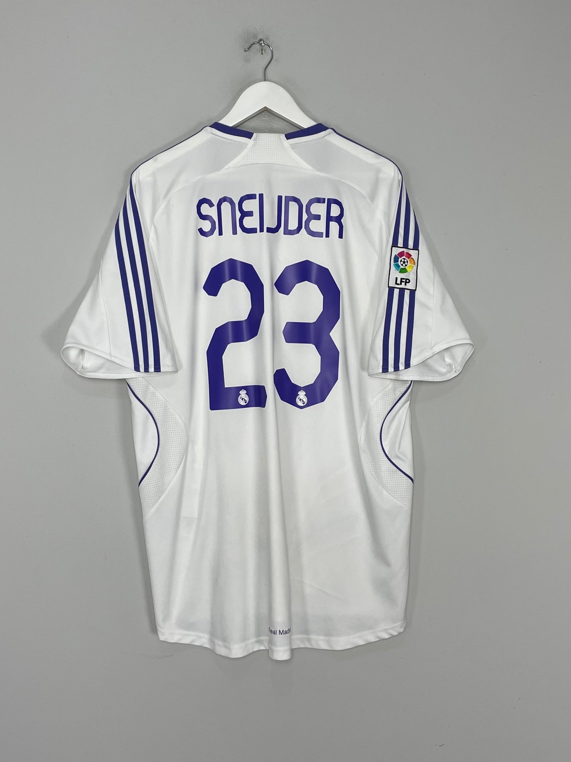 2007/08 REAL MADRID SNEIJDER #23 HOME SHIRT (XL) ADIDAS