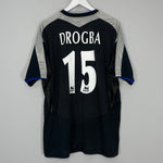 2004/05 CHELSEA DROGBA #15 AWAY SHIRT (XXL) UMBRO