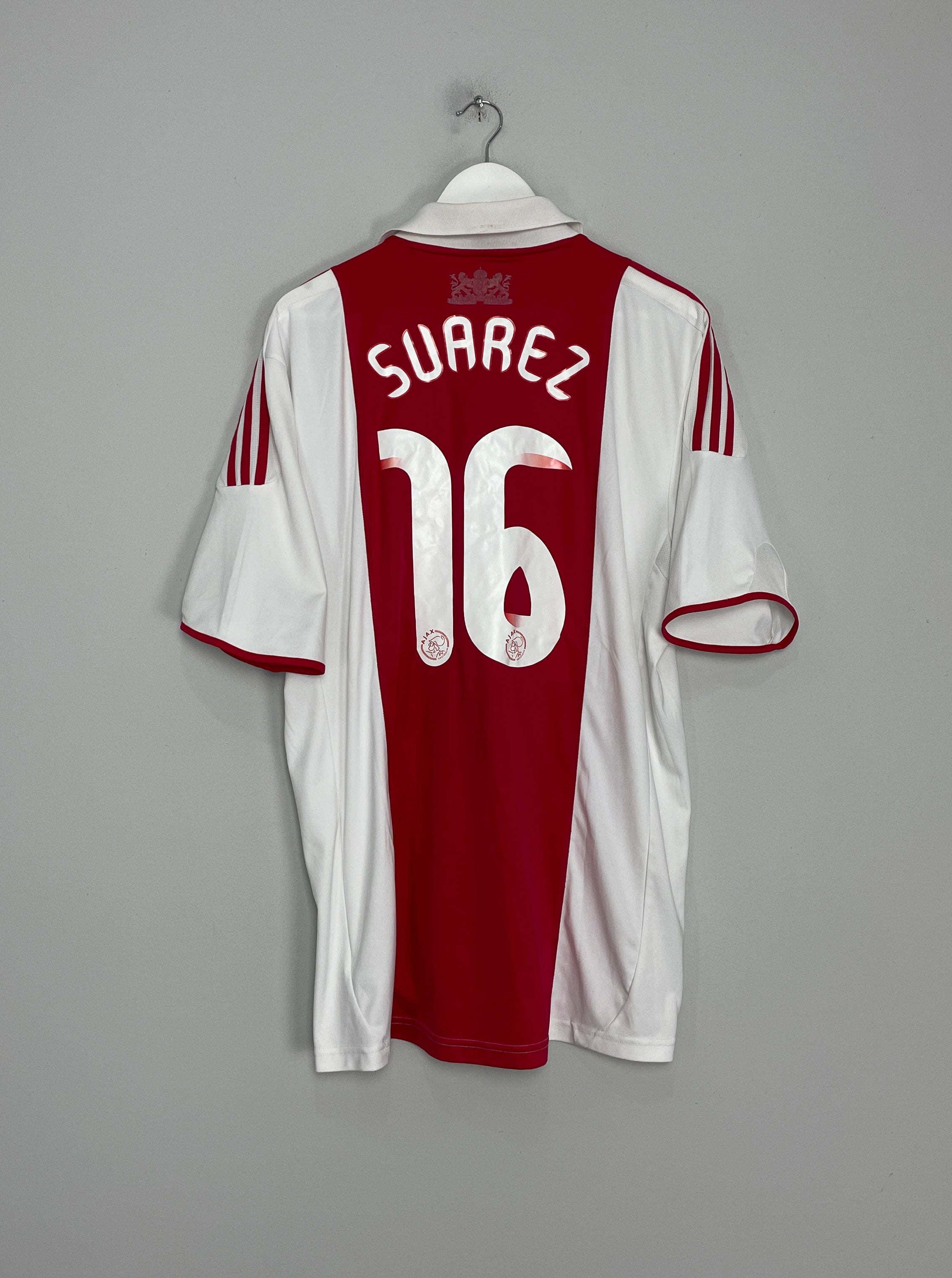 2009/10 AJAX SUAREZ #16 HOME SHIRT (XL) ADIDAS