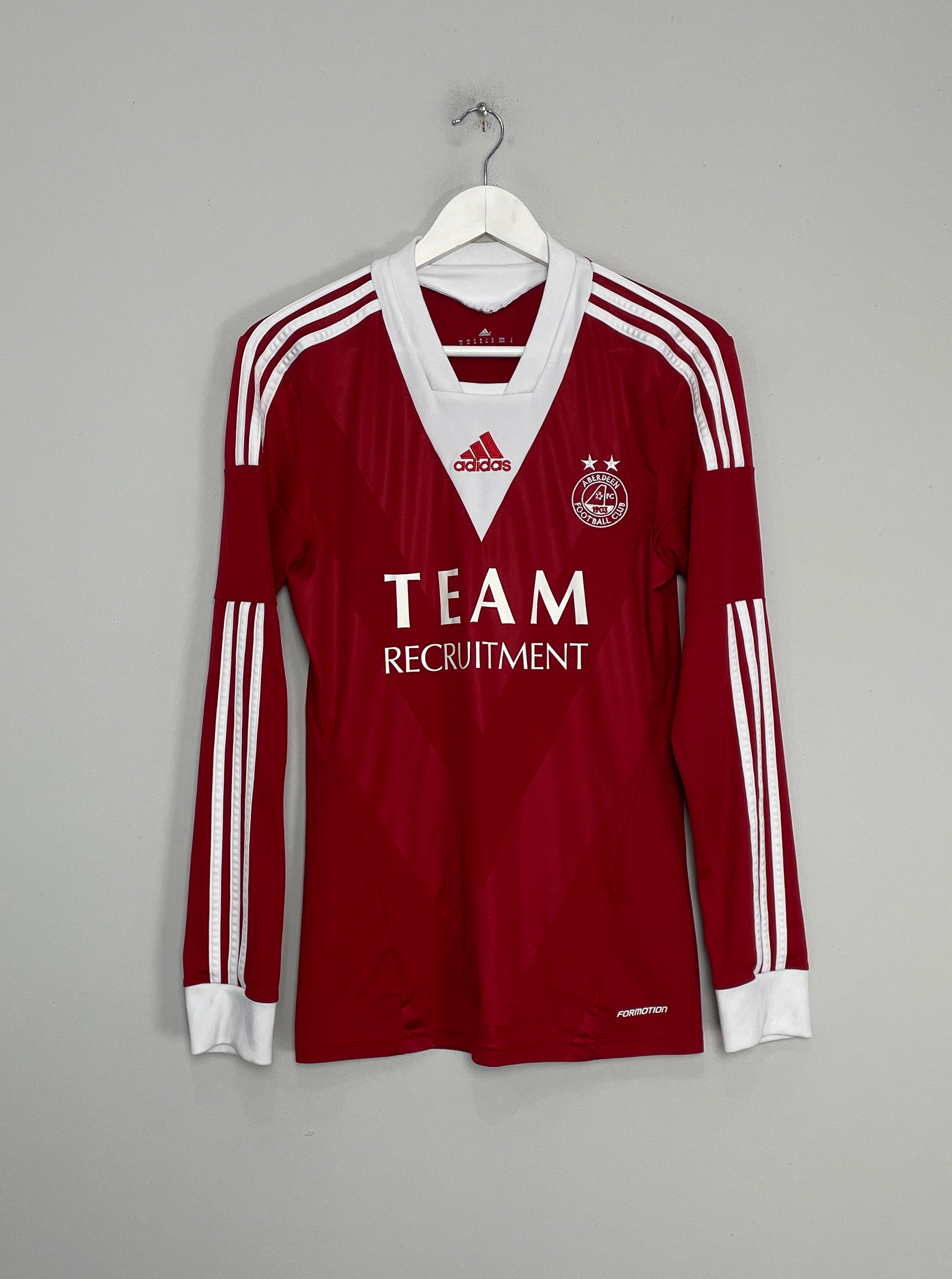 2013/14 ABERDEEN L/S HOME SHIRT (M) ADIDAS