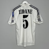 2002/03 REAL MADRID ZIDANE #5 C/L HOME SHIRT (S) ADIDAS