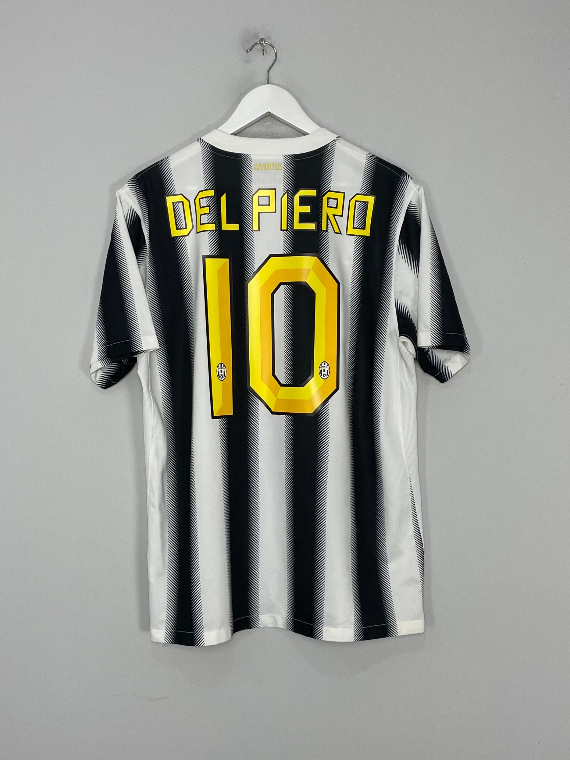 2011/12 JUVENTUS DEL PIERO #10 HOME SHIRT (L) NIKE