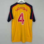 2008/09 ARSENAL FABREGAS #4 AWAY SHIRT (L) NIKE