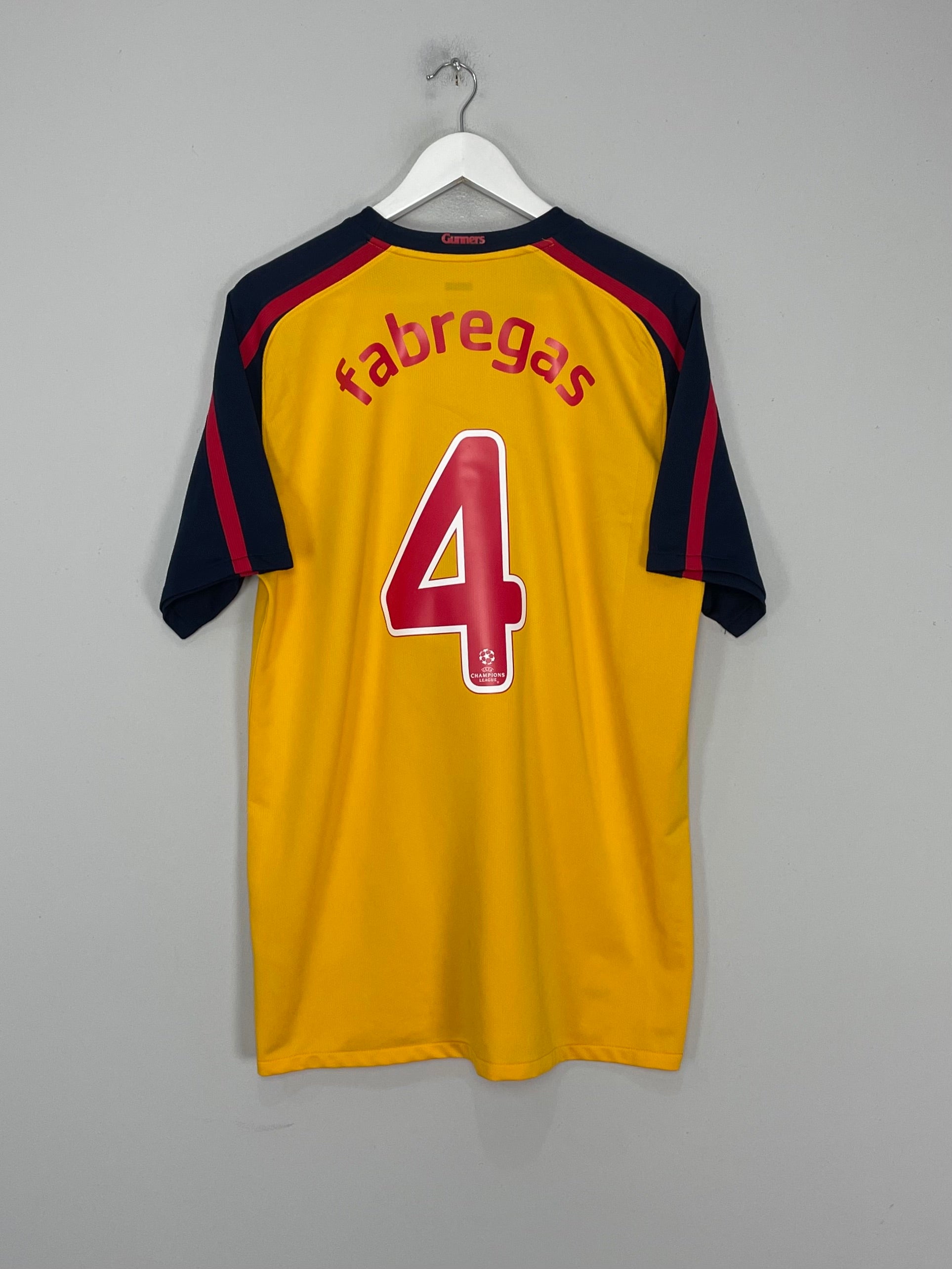 2008/09 ARSENAL FABREGAS #4 AWAY SHIRT (L) NIKE