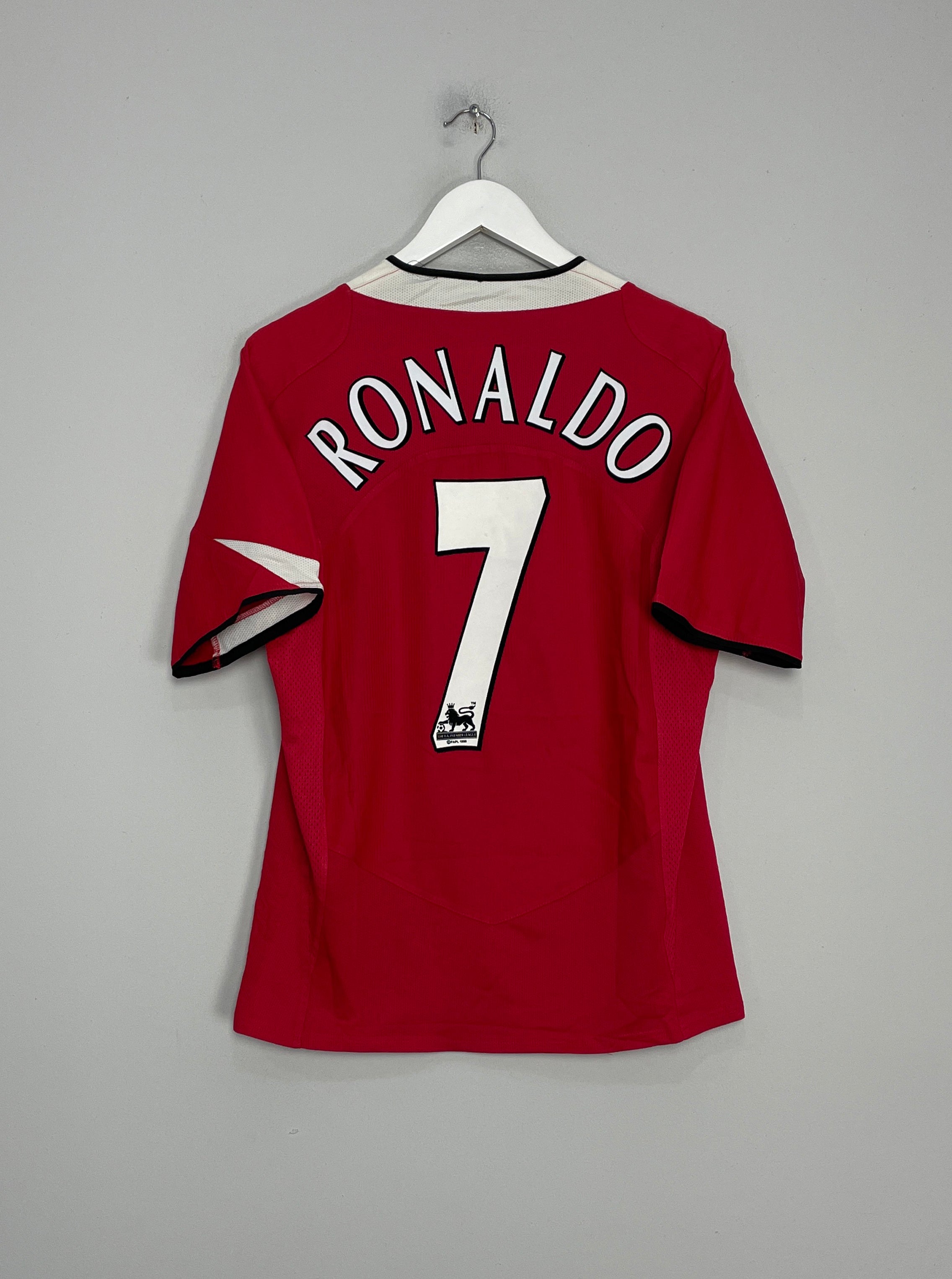 2004/06 MANCHESTER UNITED RONALDO #7 HOME SHIRT (M) NIKE