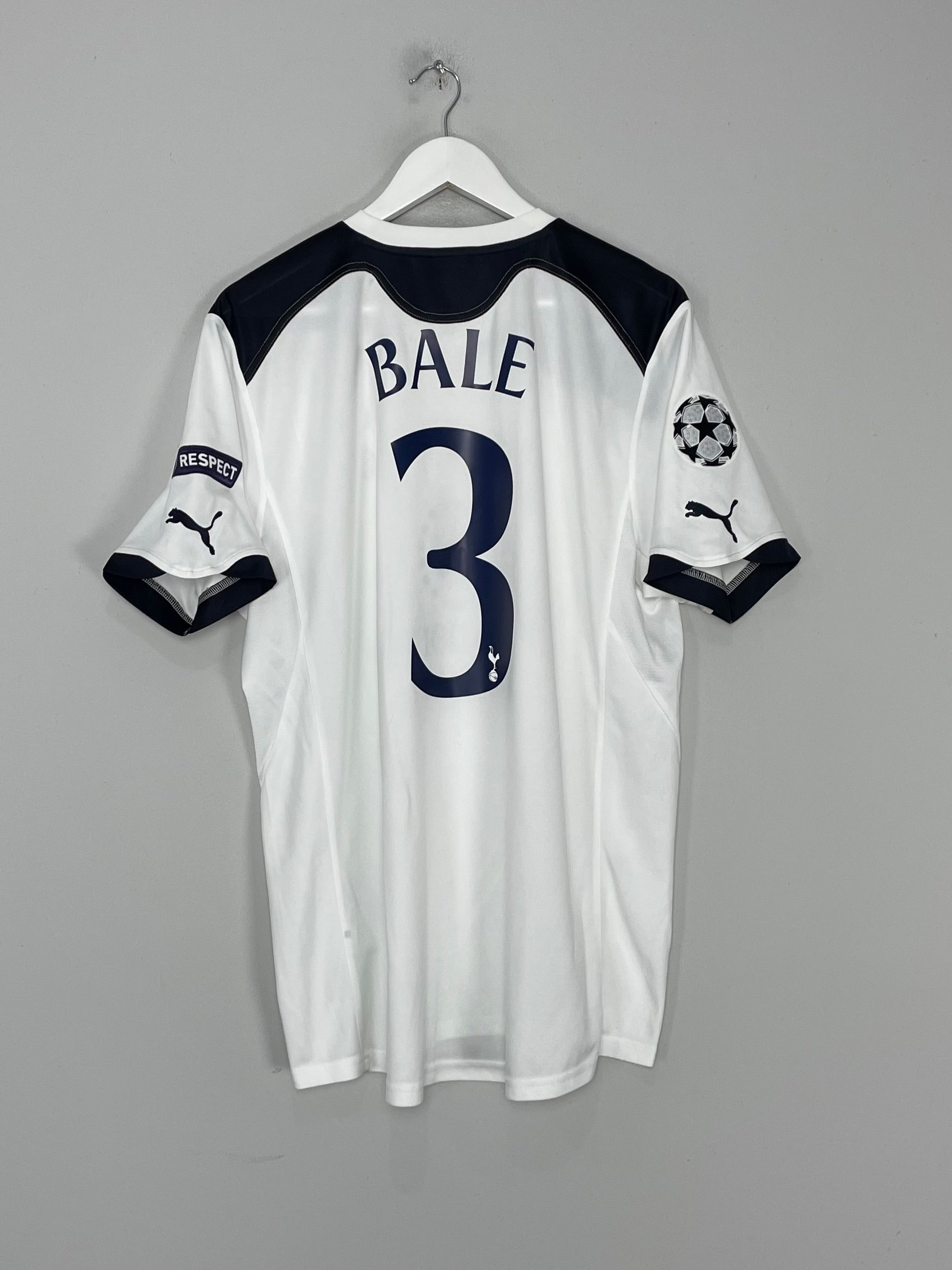 2010/11 TOTTENHAM BALE #3 C/L HOME SHIRT (L) PUMA