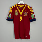 2012/13 SPAIN TORRES #9 CONFEDERATIONS CUP HOME SHIRT (M) ADIDAS