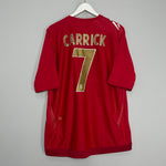 2006/08 ENGLAND CARRICK #7 AWAY SHIRT (XXL) UMBRO