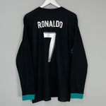 2017/18 REAL MADRID RONALDO #7 L/S AWAY SHIRT (XL) ADIDAS