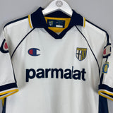 2003/04 PARMA AWAY SHIRT (L) CHAMPION