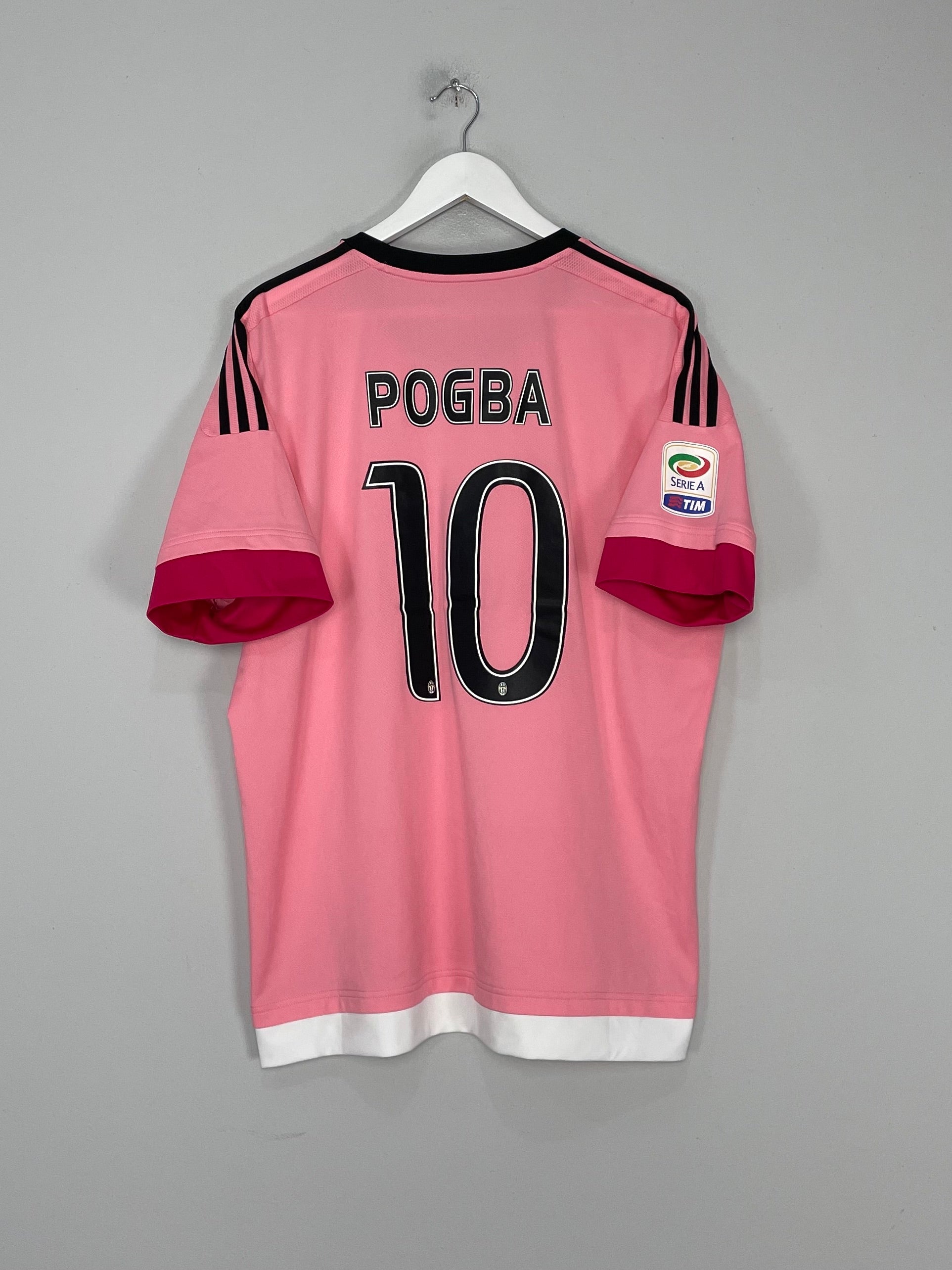 2015/16 JUVENTUS POGBA #10 AWAY SHIRT (XL) ADIDAS