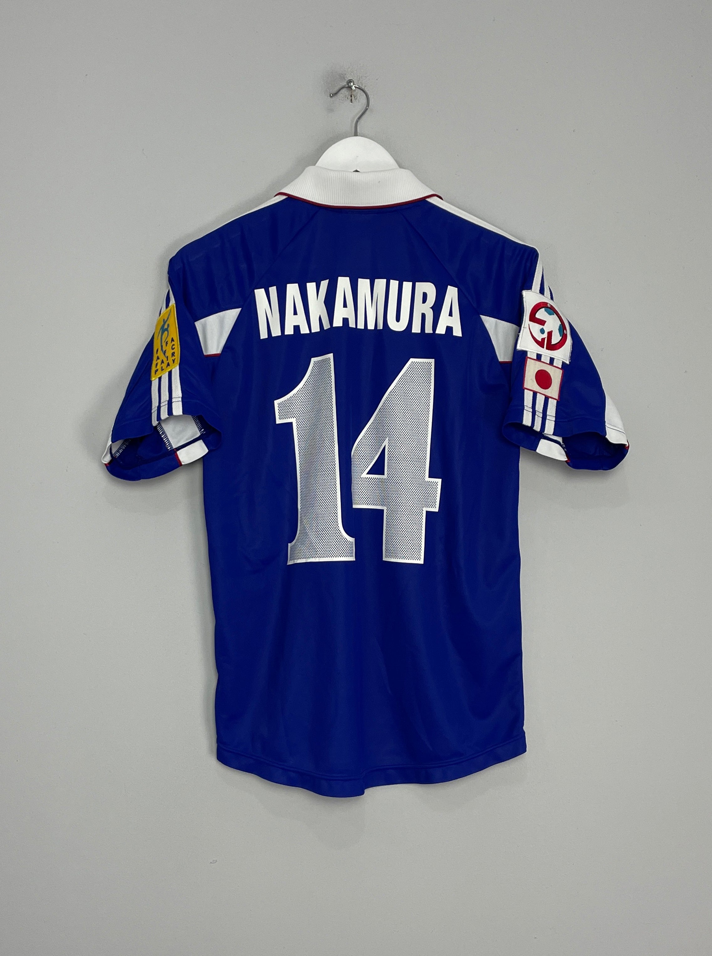 1999/00 JAPAN NAKAMURA #14 HOME SHIRT (S) ADIDAS