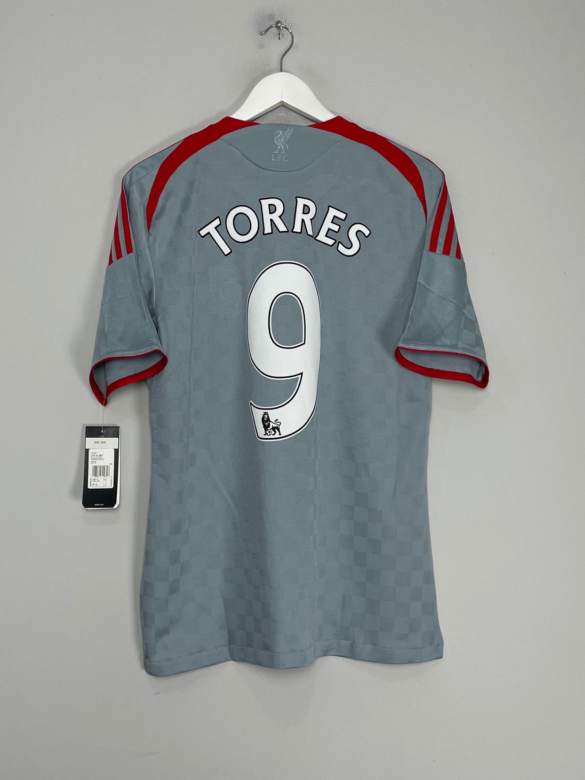 2008/09 LIVERPOOL TORRES #9 *BNWT* AWAY SHIRT (M) ADIDAS