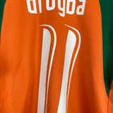 2006/07 IVORY COAST DROGBA #11 HOME SHIRT (L) PUMA