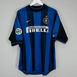 2000/01 INTER MILAN BAGGIO #10 HOME SHIRT (L) NIKE