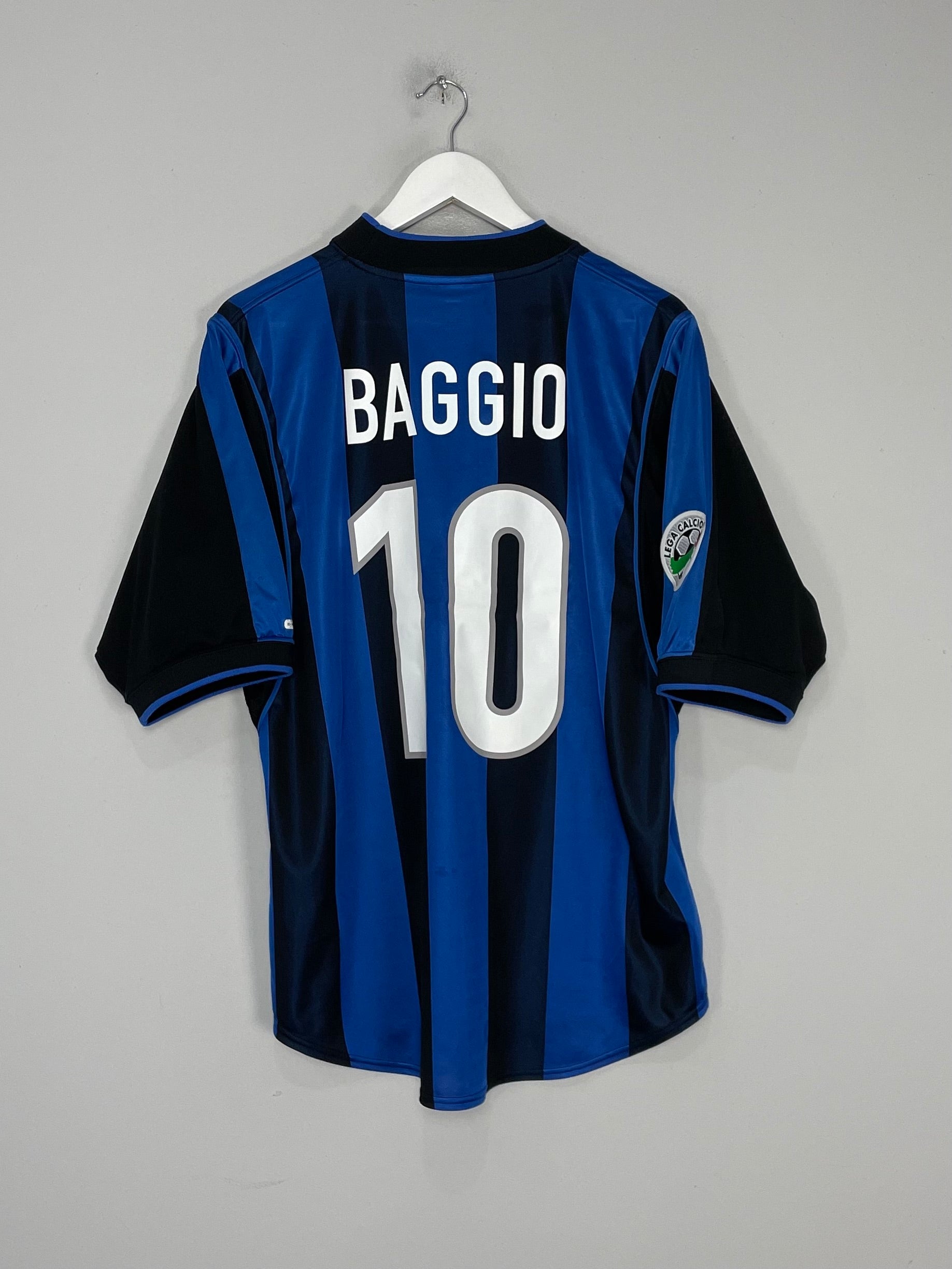 2000/01 INTER MILAN BAGGIO #10 HOME SHIRT (L) NIKE